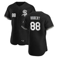 C.White Sox #88 Luis Robert Jr Player Black Limited Elite Home Gdoa Stitched Jerseys