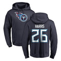 T.Titans #26 Marcus Harris Player Navy Logo Pullover Hoodies Home Game Gdoa Stitched Jerseys