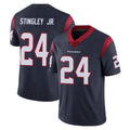 H.Texans #24 Derek Stingley Jr. Player Navy Limited Vapor Untouchable Home Game Gdoa Stitched Jerseys