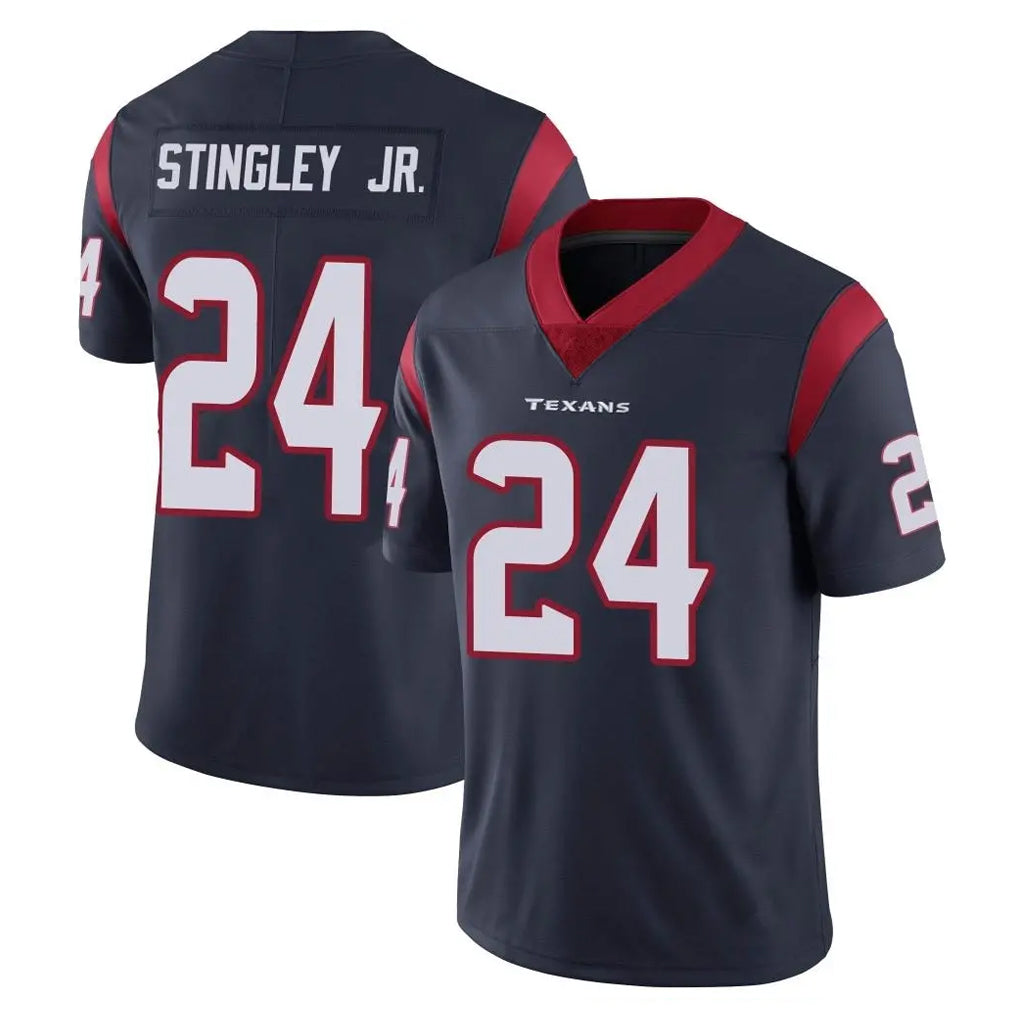 H.Texans #24 Derek Stingley Jr. Player Navy Limited Vapor Untouchable Home Game Gdoa Stitched Jerseys