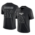 P.Eagles #52 Jonathan Greenard Player Black Reflective Limited Home Game Gdoa Stitched Jerseys