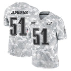 P.Eagles #51 Cam Jurgens Player Arctic Camo Salute to Service Limited Game Gdoa Stitched Jerseys