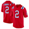 NE.Patriots #2 Harold Landry III Player Red Home Game Gdoa Stitched Jerseys