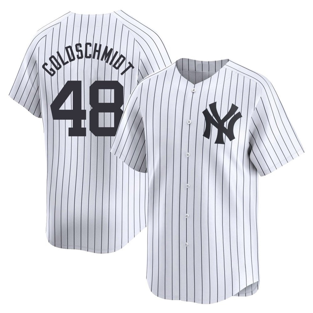 NY.Yankees #48 Paul Goldschmidt Player White Limited Fdoa Stitched Jerseys