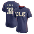C.Guardians #38 Steven Kwan Player Navy City Connect Limited Elite Home Gdoa Stitched Jerseys