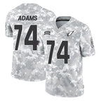 A.Cardinals #74 Isaiah Adams Player Camo Salute to Service Limited Home Gdoa Stitched Jerseys