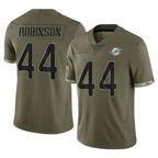M.Dolphins #44 Chop Robinson Player Olive Salute To Service Limited Gdoa Stitched Jerseys