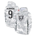 C.Bears #9 Jim McMahon Player Arctic Camo Salute to Service Pullover Hoodies Limited Gdoa Stitched Jerseys
