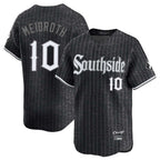 C.White Sox #10 Chase Meidroth Player Black City Connect Limited Home Gdoa Stitched Jerseys