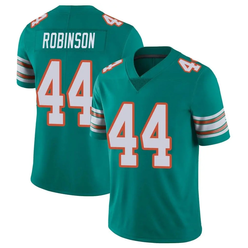 M.Dolphins #44 Chop Robinson Player Aqua Limited Alternate Vapor Untouchable Home Game Gdoa Stitched Jerseys