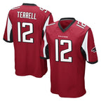 A.Falcons #12 Avieon Terrell Player Red Color Vapor Home Game Gdoa Stitched Jerseys