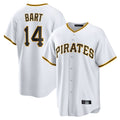 P.Pirates #14 Joey Bart Player White Home Game Fdoa Stitched Jerseys