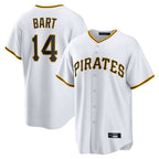 P.Pirates #14 Joey Bart Player White Home Game Fdoa Stitched Jerseys