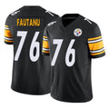 P.Steelers #76 Troy Fautanu Player Black Limited Vapor F.U.S.E. Home Game Gdoa Stitched Jerseys