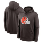 C.Browns ## Browns Blank Player Brown Primetime Logo Hoodie Limited Gdoa Stitched Jerseys