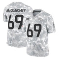 D.Broncos #69 Mike McGlinchey Player Arctic Camo Salute To Service Limited Gdoa Stitched Jerseys