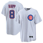 C.Cubs #8 Ian Happ Player White Game Home Gdoa Stitched Jerseys