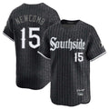 C.White Sox #15 Sean Newcomb Player Black City Connect Limited Home Gdoa Stitched Jerseys