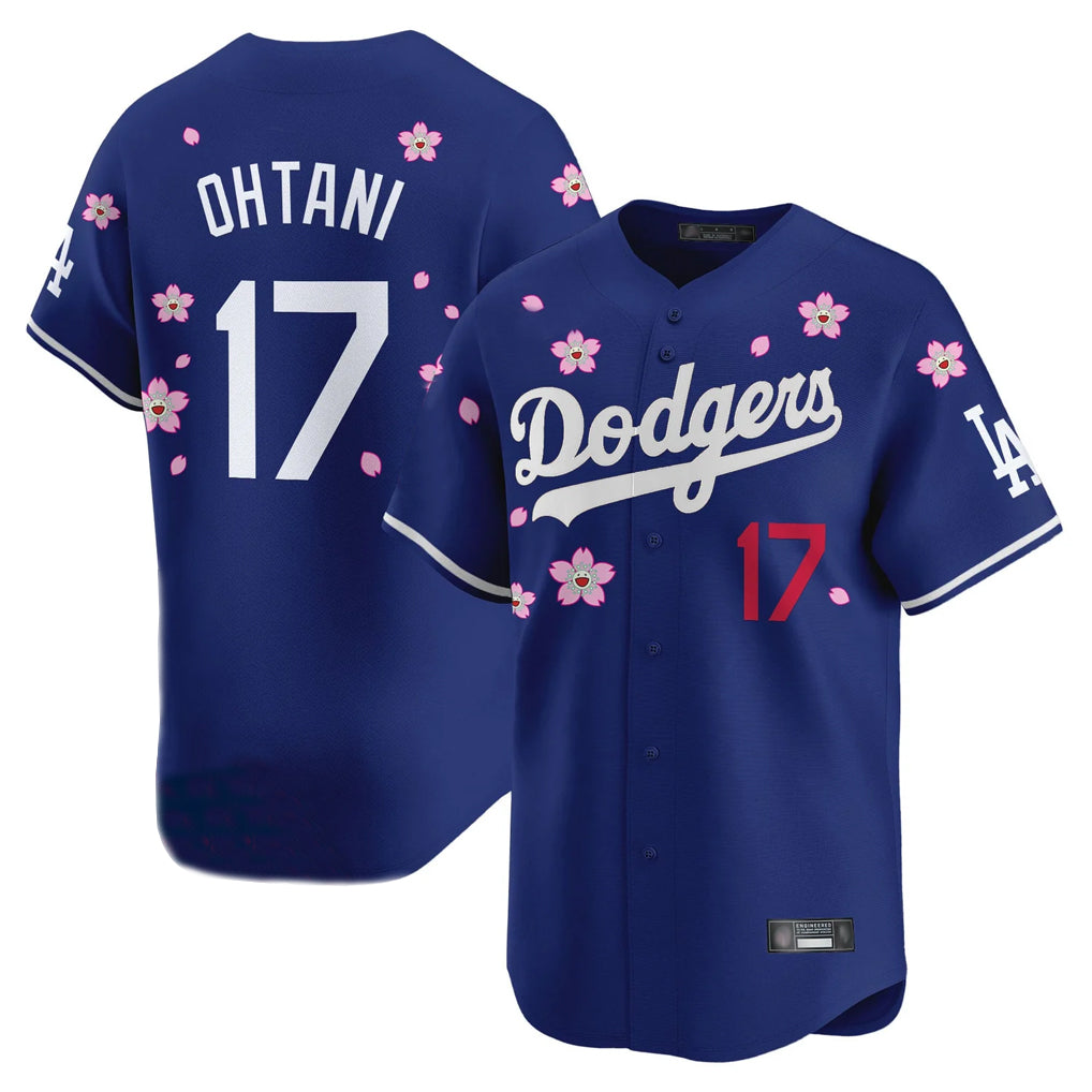 LA.Dodgers #17 Shohei Ohtani Player Royal Tokyo Series Vapor Premier Limited Fdoa Stitched Jerseys