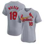 St. Louis Cardinals #18 Jordan Walker Player Gray Home Limited Elite Fdoa Stitched Jerseys