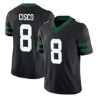 NY.Jets #8 Andre Cisco Player Black Limited Legacy Vapor F.U.S.E. Home Game Gdoa Stitched Jerseys