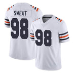 C.Bears #98 Montez Sweat Player White Classic Vapor Limited Home Game Gdoa Stitched Jerseys