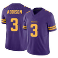 M.Vikings #3 Jordan Addison Player Purple Limited Alternate Vapor F.U.S.E. Home Game Gdoa Stitched Jerseys