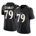 B.Ravens #79 Ronnie Stanley Player Black Vapor F.U.S.E. Limited Gdoa Stitched Jerseys