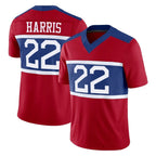 NY.Giants #22 Najee Harris Player Red Century Vapor F.U.S.E. Home Game Gdoa Stitched Jerseys