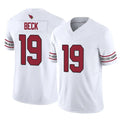 A.Cardinals #19 Carson Beck Player White Vapor F.U.S.E. Limited Home Game Gdoa Stitched Jerseys