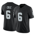 LV.Raiders #6 A.J. Cole Player Black Limited Vapor F.U.S.E. Home Game Gdoa Stitched Jerseys