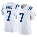 IN.Colts #7 Charvarius Ward Sr. Player White Limited Vapor F.U.S.E. Home Game Gdoa Stitched Jerseys
