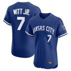 KC.Royals #7 Bobby Witt Jr. Player Royal Limited Elite Home Gdoa Stitched Jerseys