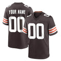 Custom C.Browns Brown Home Game Any Name & Numbers Gdoa Stitched Jerseys