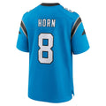 C.Panthers #8 Jaycee Horn Player Blue Home Game Gdoa Stitched Jerseys