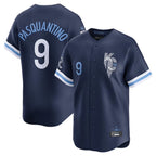 KC.Royals #9 Vinnie Pasquantino Player Navy City Connect Limited Home Gdoa Stitched Jerseys