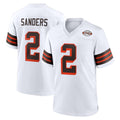 C.Browns #2 Shedeur Sanders Player White Alternate Home Game Gdoa Stitched Jerseys