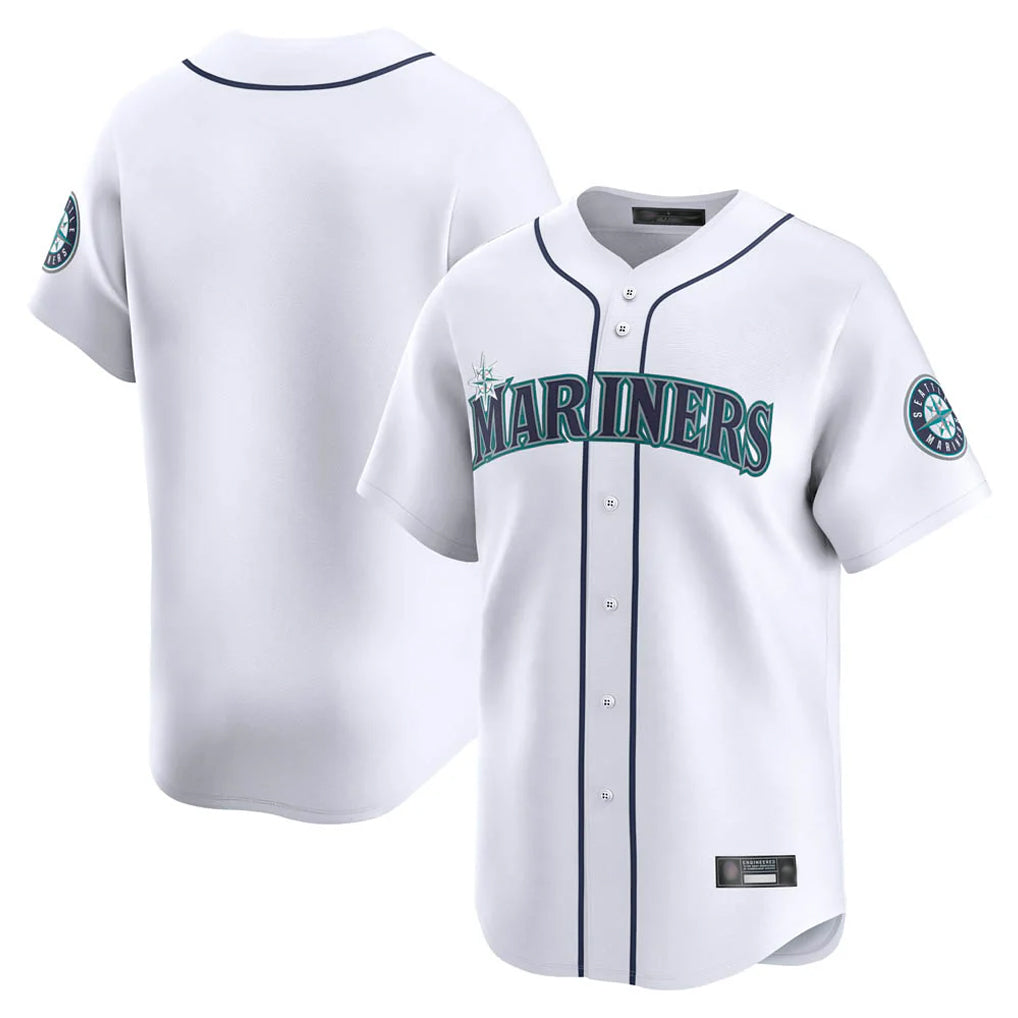 S.Mariners ## Mariners Blank Player White Home Limited Fdoa Stitched Jerseys