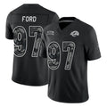 LA.Rams #97 Poona Ford Player Black Limited 2026 Salute to Service Home Game Gdoa Stitched Jerseys