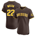 S.Diego Padres #22 Mason Miller Player Brown Home Limited Elite Fdoa Stitched Jerseys