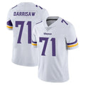 M.Vikings #71 Christian Darrisaw Player White Limited Vapor Untouchable Home Game Gdoa Stitched Jerseys