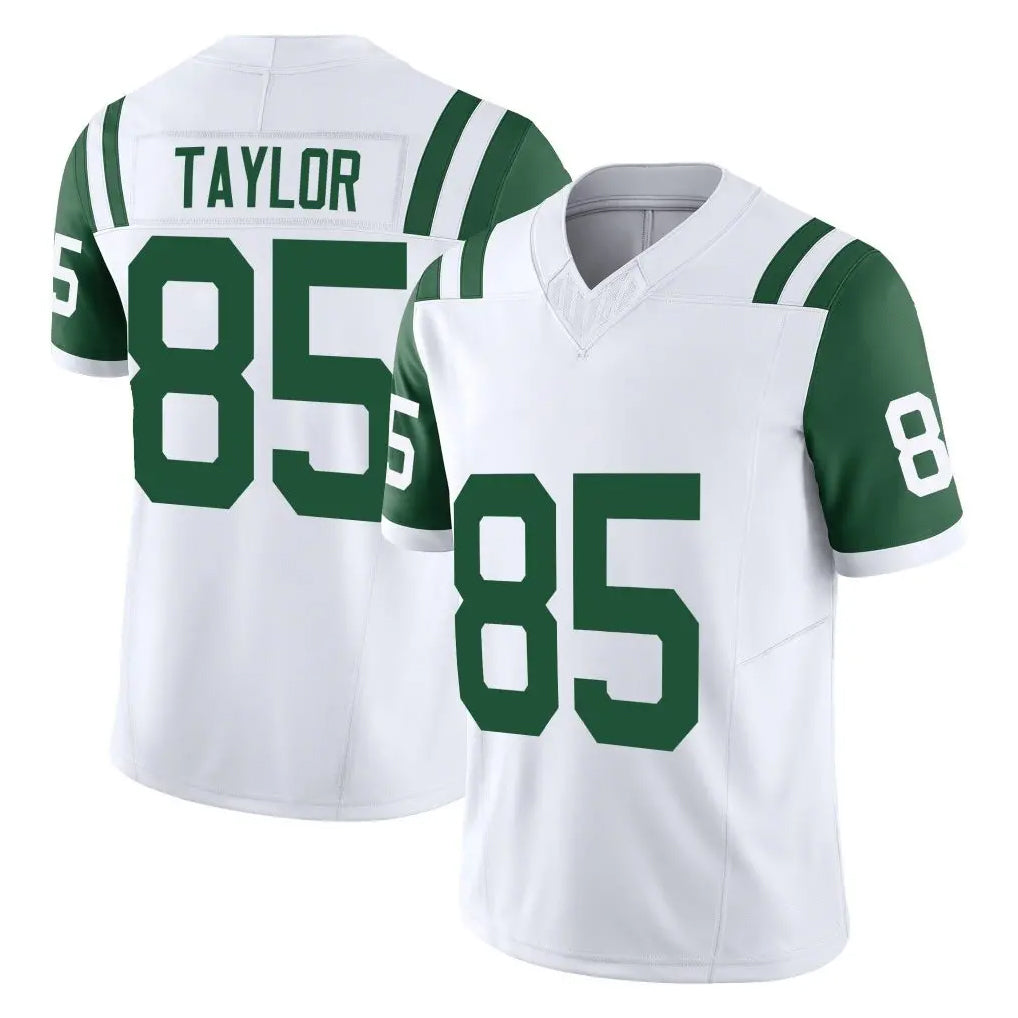 NY.Jets #85 Mason Taylor Player White Limited Classic Vapor F.U.S.E. Home Game Gdoa Stitched Jerseys