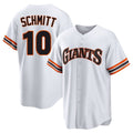 SF.Giants #10 Casey Schmitt Player White Home Game Fdoa Stitched Jerseys