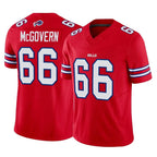 B.Bills #66 Connor McGovern Player Red Vapor F.U.S.E. Jersey Limited Home Game Gdoa Stitched Jerseys