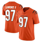 C.Bengals #97 Dexter Lawrence II Player Orange Vapor Untouchable Limited Home Game Gdoa Stitched Jerseys