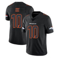 D.Broncos #10 Bo Nix Player Black Impact Limited Game Gdoa Stitched Jerseys