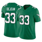 P.Eagles #33 Cooper DeJean Player Green Kelly Alternate Vapor F.U.S.E. Home Game Gdoa Stitched Jerseys