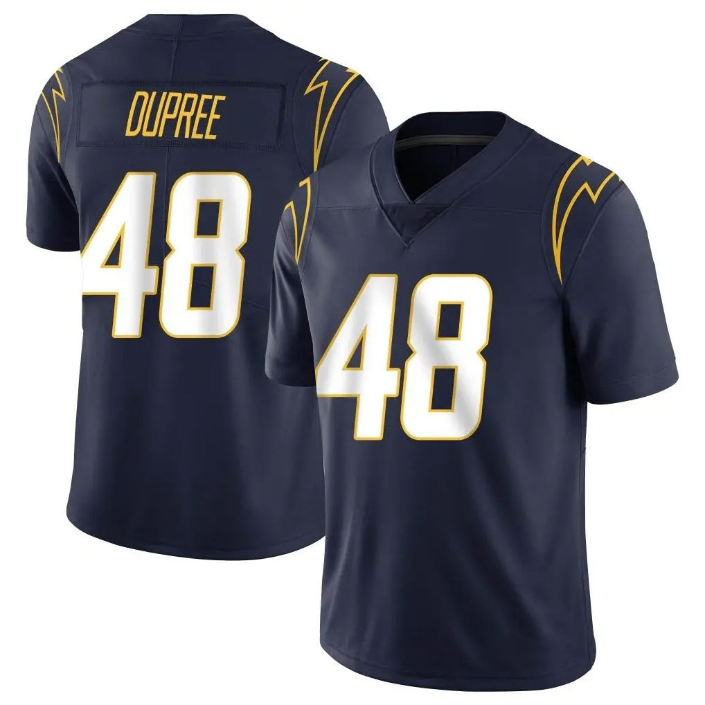 LA.Chargers #48 Bud Dupree Player Navy Limited Vapor Untouchable Home Game Gdoa Stitched Jerseys