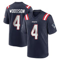 NE.Patriots #4 Craig Woodson Player Navy Home Game Gdoa Stitched Jerseys