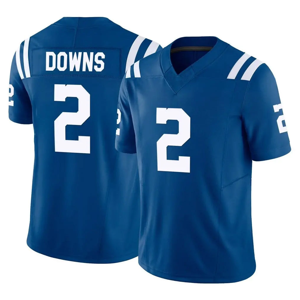 IN.Colts #2 Josh Downs Player Royal Limited Vapor F.U.S.E. Home Game Gdoa Stitched Jerseys